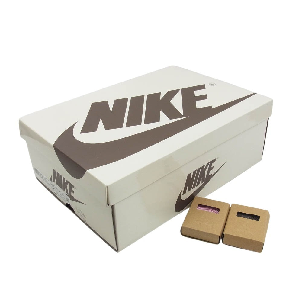 NIKE ナイキ 24AW DM7866-202 × Travis Scott × Air Jordan 1 Low OG SP フェイクバスターズ鑑定済 Velvet Brown and Dark Mocha トラヴィススコット × エアジョーダン 1 ロー ベルベットブラウン アンド ダークモカ スニーカー ブラウン系 ブラウン系 27.5cm【新古品】【未使用】【中古】