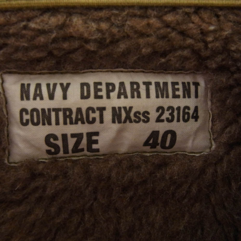 TOY'S McCOY トイズマッコイ N-1 TYPE デッキ ジャケット ロードランナー ワッペン カーキ系 40【中古】