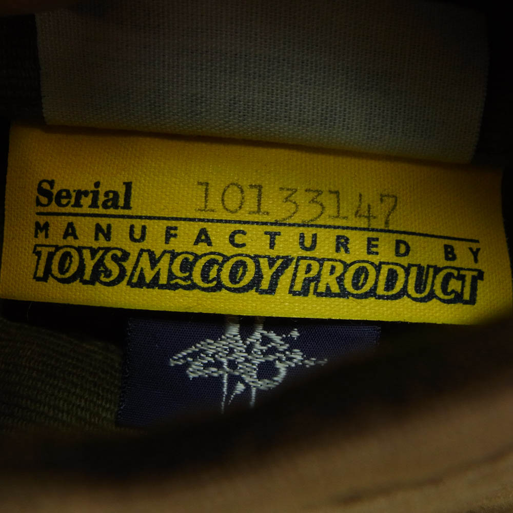 TOY'S McCOY トイズマッコイ N-1 TYPE デッキ ジャケット ロードランナー ワッペン カーキ系 40【中古】