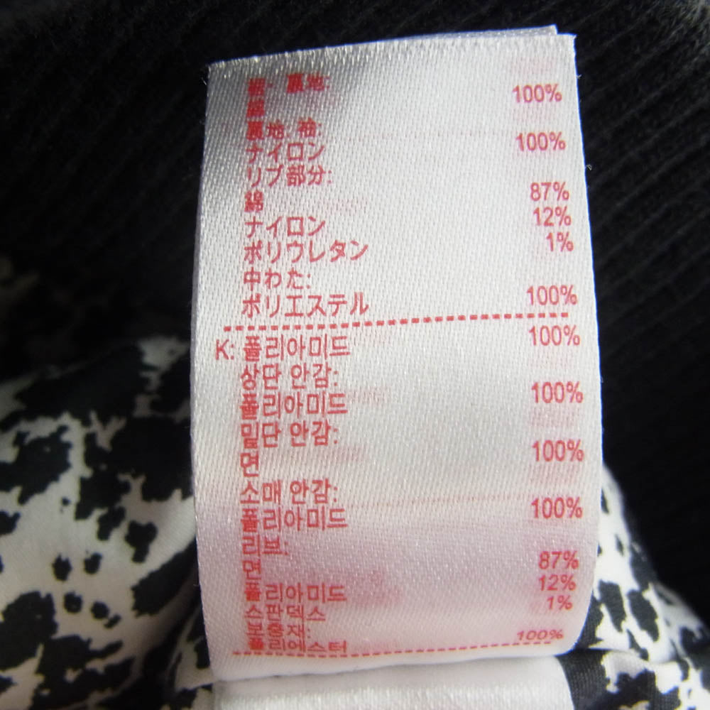 LACOSTE ラコステ L!VE ライブ MA-1 フライト ジャケット ブルゾン ブラック系 48【中古】