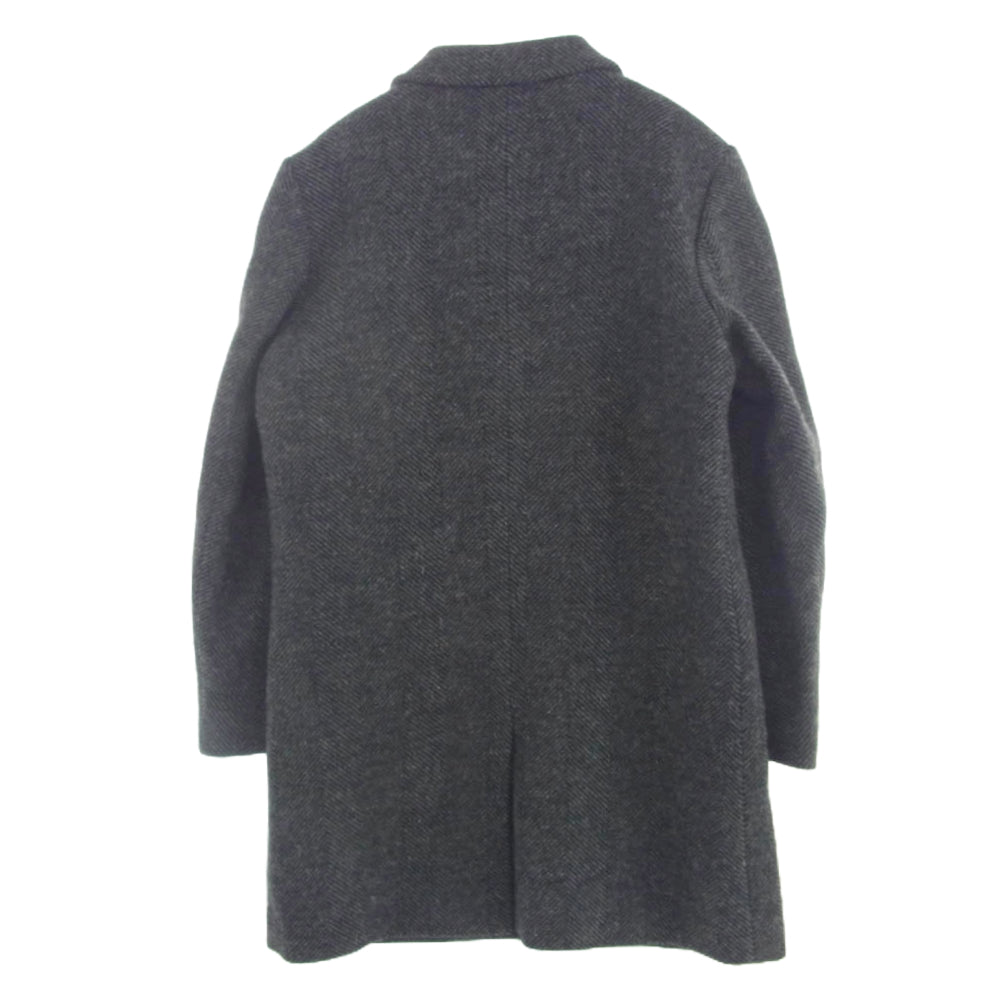 A.P.C. アーペーセー FOX BROTHERS フォックスブラザーズ ヘリンボーン ロング コート グレー系 M【中古】