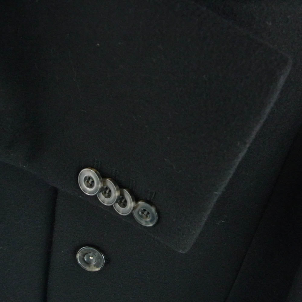 ACNE STUDIOS アクネストゥディオズ GARRET ギャレット チェスター ウール ロング コート ブラック系 44【中古】