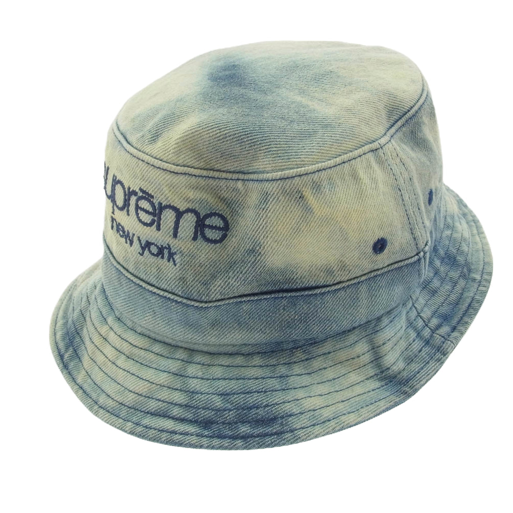 Supreme シュプリーム 24SS Chino Twill Crusher Dirty Indigo チノ ツイル クラッシャー ハット 帽子 M/L【中古】