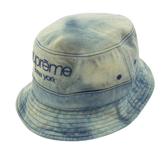 Supreme シュプリーム 24SS Chino Twill Crusher Dirty Indigo チノ ツイル クラッシャー ハット 帽子 M/L【中古】