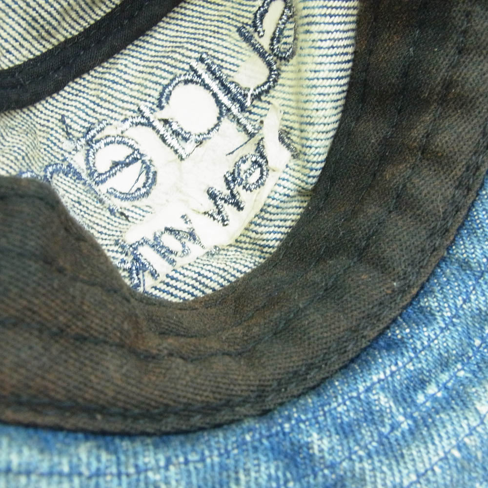 Supreme シュプリーム 24SS Chino Twill Crusher Dirty Indigo チノ ツイル クラッシャー ハット 帽子 M/L【中古】