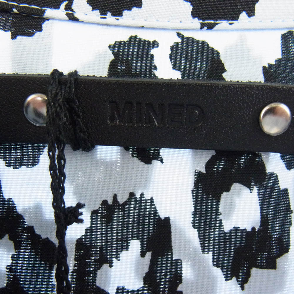 MINEDENIM マインデニム MND-IST001-30-022 Lips Leopard Print L/S Open Collar SH レオパードプリント 長袖  オープン シャツ ブラック系 ホワイト系 2【美品】【中古】