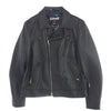 SOPHNET. ソフネット SOPH-190051 × schott ショット シープスキン ダブル ライダース ジャケット ブラック系 マルチカラー系 42【中古】