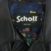 SOPHNET. ソフネット SOPH-190051 × schott ショット シープスキン ダブル ライダース ジャケット ブラック系 マルチカラー系 42【中古】