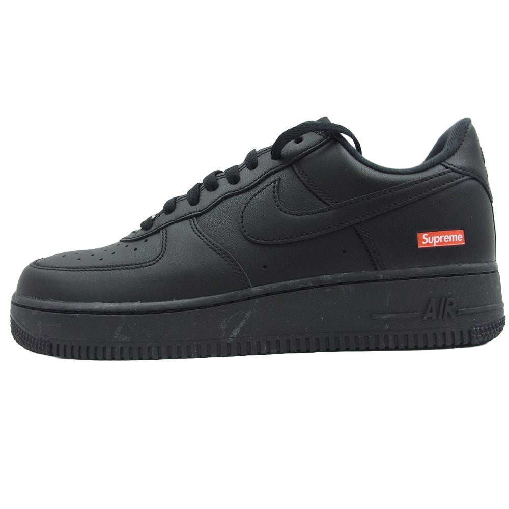 Supreme シュプリーム CU9225-001 × Nike Air Force 1 Low Black ナイキ エアフォース1 ロー ブラック スニーカー ブラック系 26cm【極上美品】【中古】