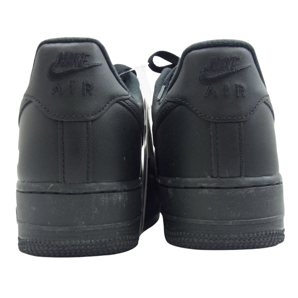 Supreme シュプリーム CU9225-001 × Nike Air Force 1 Low Black ナイキ エアフォース1 ロー ブラック スニーカー ブラック系 26cm【極上美品】【中古】