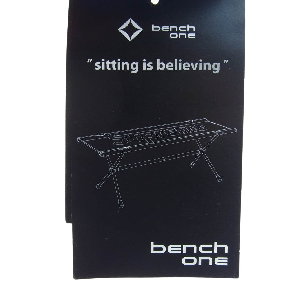 Supreme シュプリーム 22SS × helinox bench one ヘリノックス ベンチ ワン ビーチ チェア 椅子 ブラック系【新古品】【未使用】【中古】