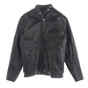 schott ショット 641 LEATHER SINGLE RIDERS JACKET レザー シングル ライダース ジャケット ボアライナー付 ブラック系 36【中古】