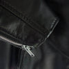 schott ショット 641 LEATHER SINGLE RIDERS JACKET レザー シングル ライダース ジャケット ボアライナー付 ブラック系 36【中古】