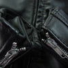 schott ショット 641 LEATHER SINGLE RIDERS JACKET レザー シングル ライダース ジャケット ボアライナー付 ブラック系 36【中古】