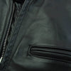 schott ショット 641 LEATHER SINGLE RIDERS JACKET レザー シングル ライダース ジャケット ボアライナー付 ブラック系 36【中古】