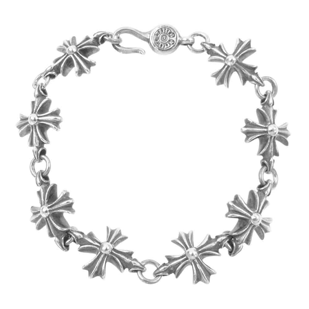 CHROME HEARTS クロムハーツ（原本無） 8LINK CO CH PLUS カットアウトCHプラス ブレスレット 8リンク シルバー系【中古】