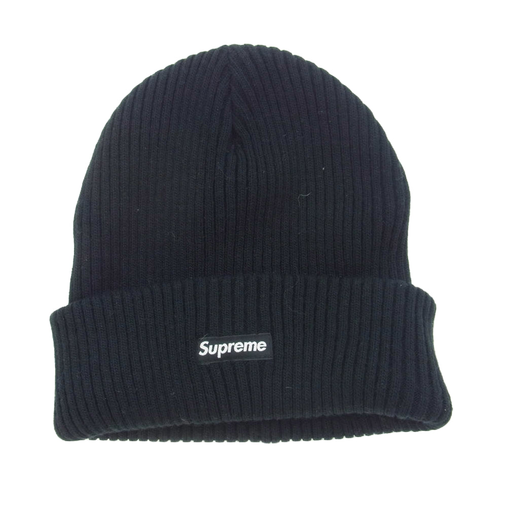 Supreme シュプリーム 20AW Wide Rib Beanie スモール ボックスロゴ ワイド リブ ビーニー ニット キャップ ブラック系【中古】