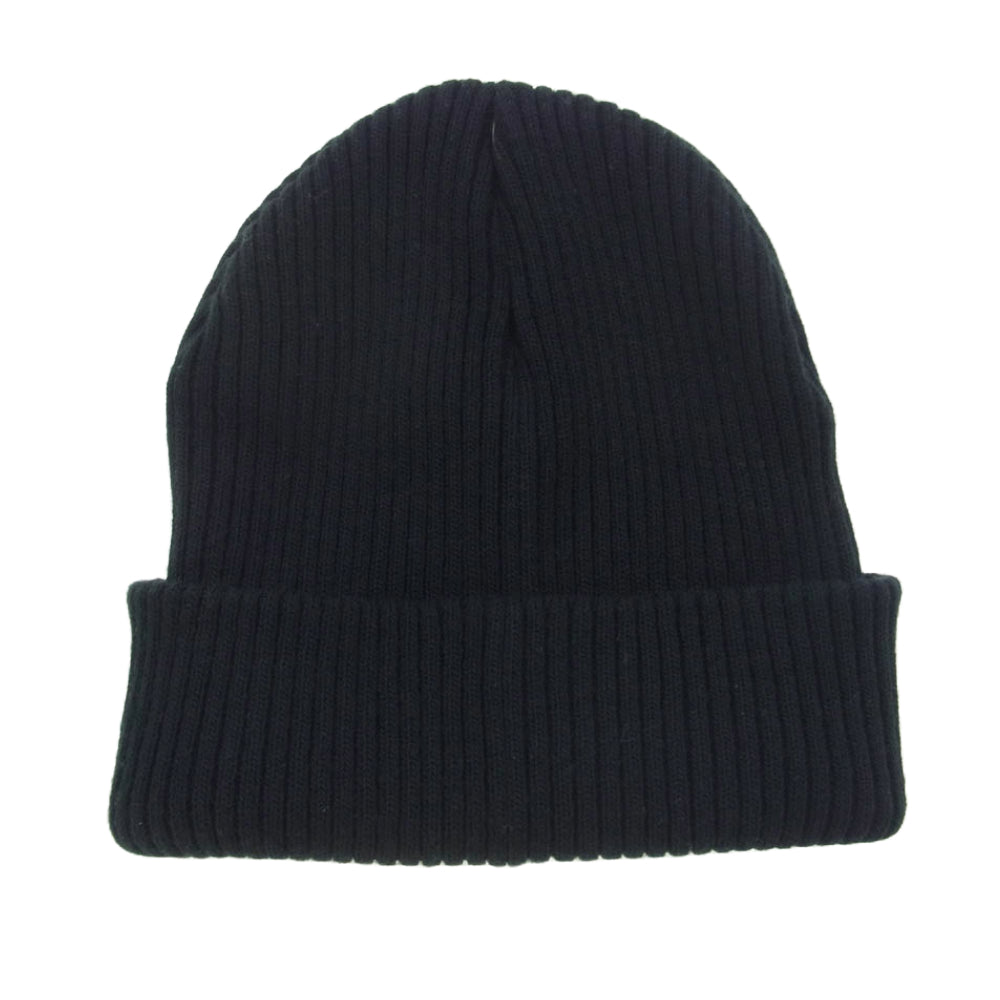 Supreme シュプリーム 20AW Wide Rib Beanie スモール ボックスロゴ ワイド リブ ビーニー ニット キャップ ブラック系【中古】