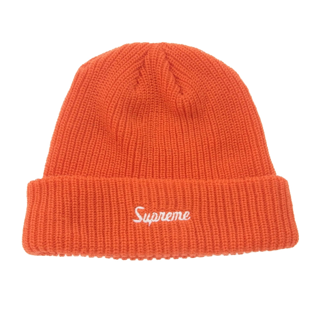 Supreme シュプリーム 20AW Loose Gauge Beanie ルース ゲージ ビーニー ニット キャップ オレンジ レッド系【中古】