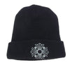 CHROME HEARTS クロムハーツ（原本無） WOOL WATCH CAP ウール ワッチ キャップ CHプラス 刺繍 ビーニー ニット帽子 ニット キャップ ブラック系 OS【中古】