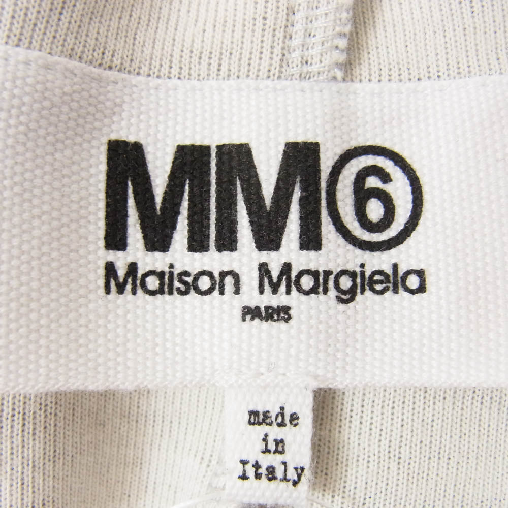MAISON MARGIELA メゾンマルジェラ 21SS S52MA0130 前身切替 2トーン スウェット生地 スカート ブラック系 38【中古】