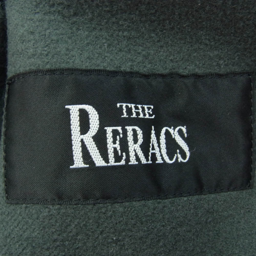 THE RERACS ザリラクス 16AW 16FW-RECT-104L-J ウール メルトン チェスターコート モスグリーン系 40【中古】