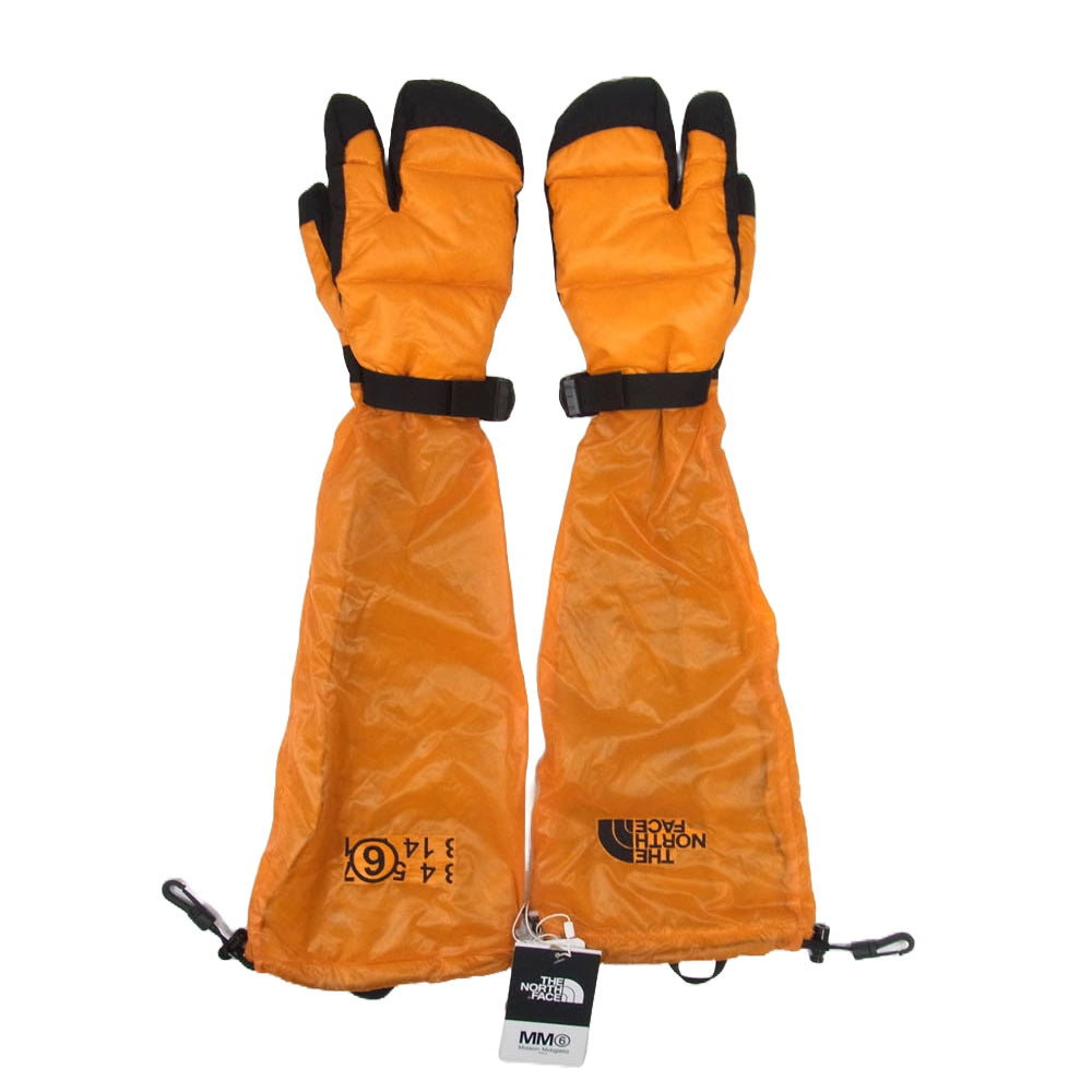 THE NORTH FACE ノースフェイス S62TS0033 NN62028MM MM6 エムエムシックス グローブ 手袋 オレンジ系 S【美品】【中古】