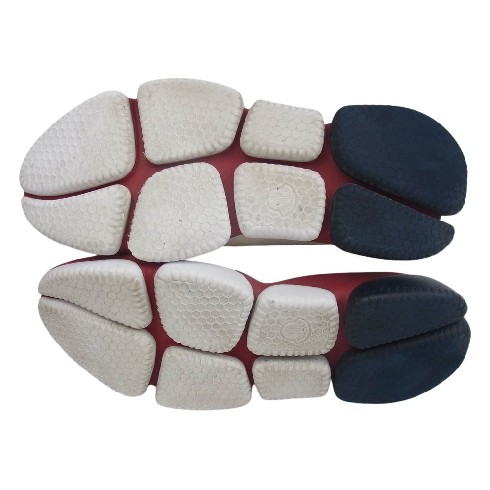 MONCLER モンクレール THE BUBBLE SNEAKER ザ バブル ローカットスニーカー ホワイト系 レッド系 42【中古】