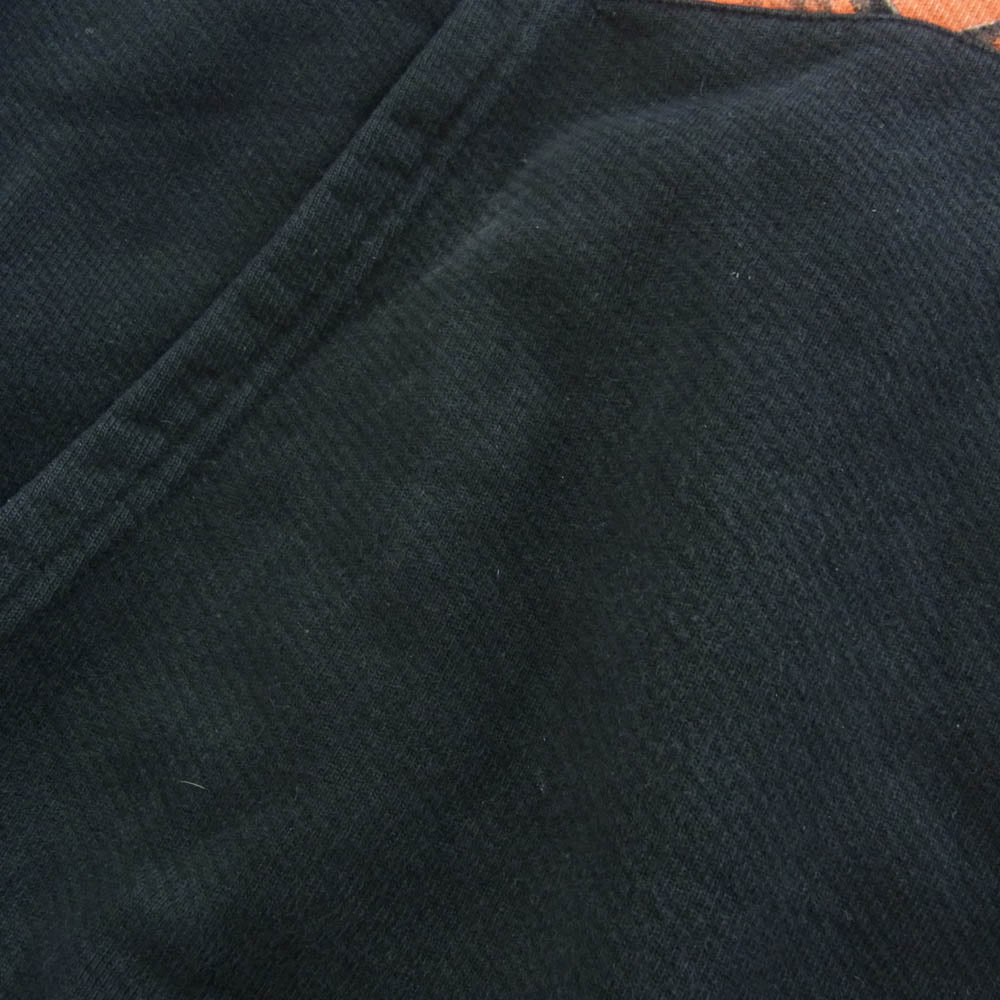 OFF-WHITE オフホワイト OMBB037R19B97003 KISS OVER HOODIE キス オーバーサイズ フーディ プルオーバ― パーカー ブラック系 XL【中古】