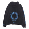 CHROME HEARTS クロムハーツ（原本無） オンライン限定 ホースシュープリント プルオーバー パーカー ブラック系 XL【中古】