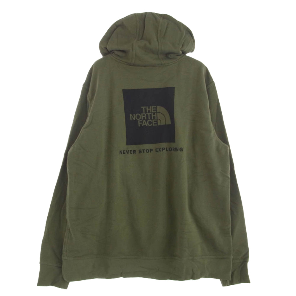 THE NORTH FACE ノースフェイス 721556 プルオーバー スウェット パーカー オリーブ系 カーキ系 XL【中古】