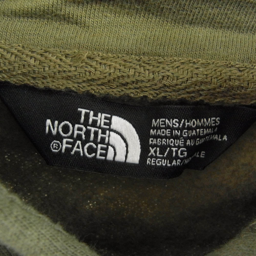 THE NORTH FACE ノースフェイス 721556 プルオーバー スウェット パーカー オリーブ系 カーキ系 XL【中古】
