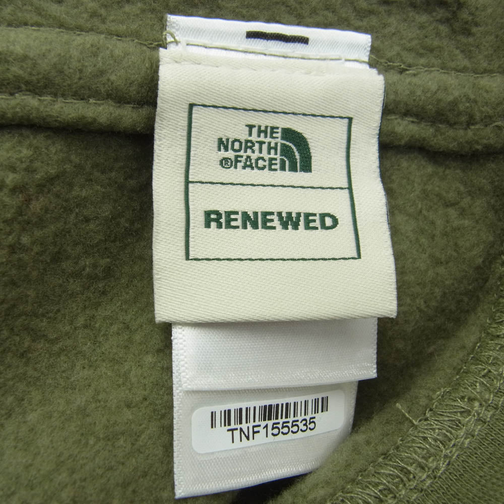 THE NORTH FACE ノースフェイス 721556 プルオーバー スウェット パーカー オリーブ系 カーキ系 XL【中古】