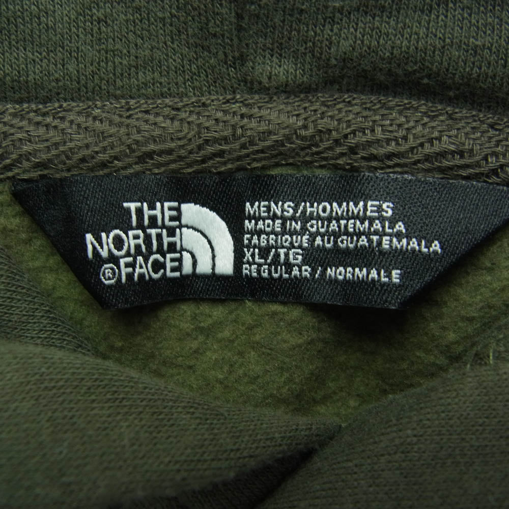 THE NORTH FACE ノースフェイス 721556 フロントロゴ プルオーバー スウェット パーカー オリーブ系 モスグリーン系【中古】