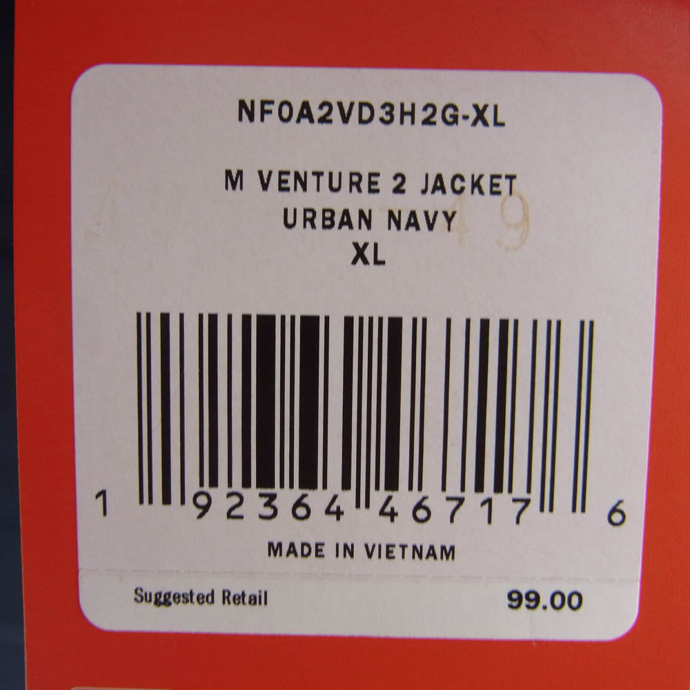 THE NORTH FACE ノースフェイス NF0A2VD3 VENTURE 2 JACKET ベンチャー ジャケット ネイビー系 XL ネイビー系 XL【極上美品】【中古】