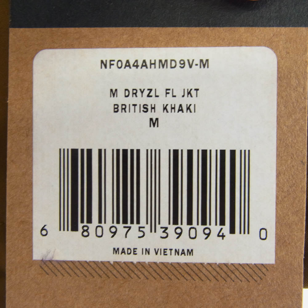 THE NORTH FACE ノースフェイス NF0A4AHMD9V-M DRYZZLE FUTURELIGHT JACKET ドリズル フューチャーライト ジャケット カーキ系 M【極上美品】【中古】