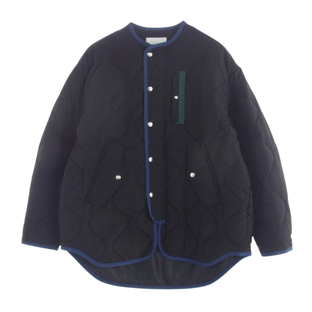 アンスリード 23AW 522410100101-01 QUILTING COCOON BZ キルティング コクーン ブルゾン ブラック系 F【美品】【中古】