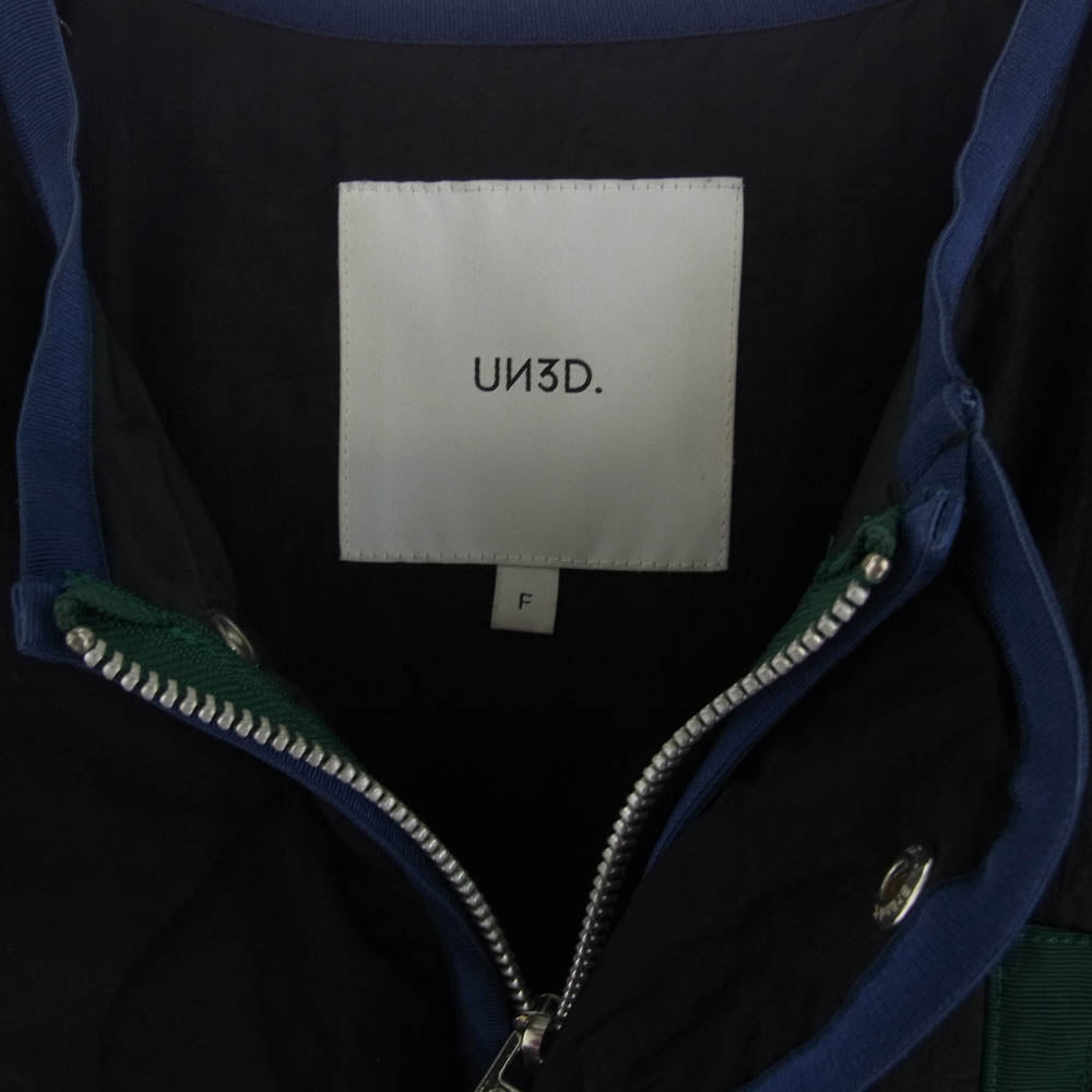アンスリード 23AW 522410100101-01 QUILTING COCOON BZ キルティング コクーン ブルゾン ブラック系 F【美品】【中古】