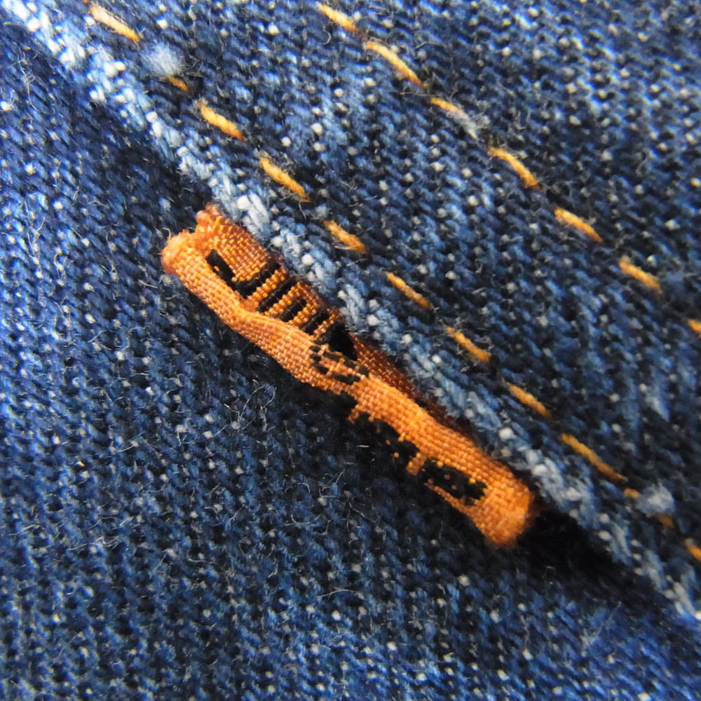 Levi's リーバイス 60s 70s BIG E ビッグ E 裏ボタン刻印8 オレンジタブ カットオフ デニム ショーツ ショート パンツ インディゴブルー系 サイズ表記無【中古】