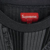 Supreme シュプリーム 20AW Textured Stripe Crewneck テクスチャード ストライプ クルーネック ニット スウェットシャツ グレー系 M【中古】