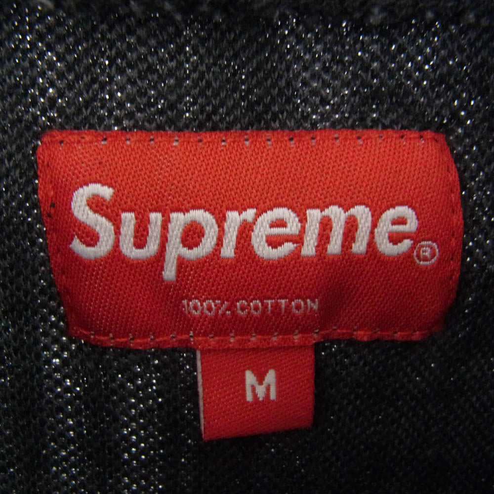 Supreme シュプリーム 20AW Textured Stripe Crewneck テクスチャード ストライプ クルーネック ニット スウェットシャツ グレー系 M【中古】