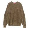 Supreme シュプリーム 21AW Melange Rib Knit Sweater メランジリブ ニット セーター ブラウン系 L【極上美品】【中古】