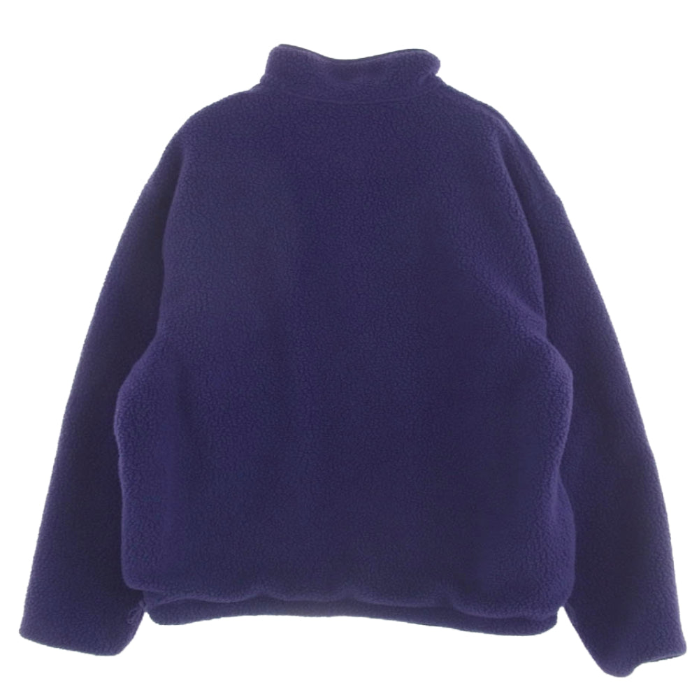 Supreme シュプリーム 24AW Polartec Shearling Reversible Pullover リバーシブル ポーラテック フリース プルオーバー ジャケット パープル系 L【中古】