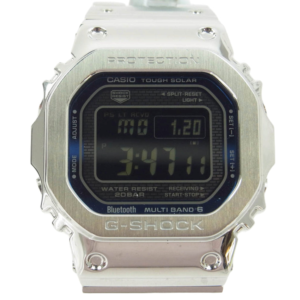 CASIO G-SHOCK カシオ ジーショック GMW-B5000D-2JF 5000シリーズ フルメタル 腕時計 ウォッチ シルバー系【美品】【中古】