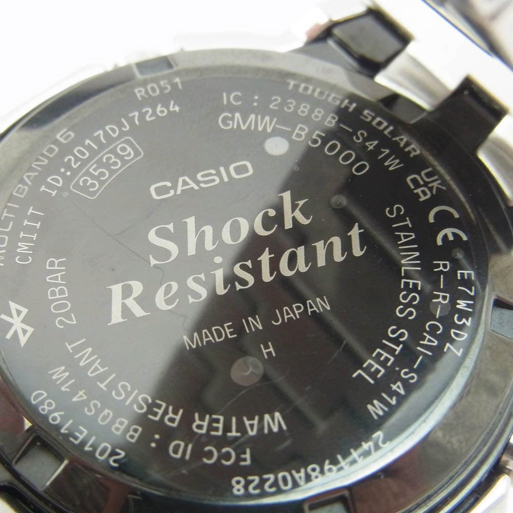 CASIO G-SHOCK カシオ ジーショック GMW-B5000D-2JF 5000シリーズ フルメタル 腕時計 ウォッチ シルバー系【美品】【中古】