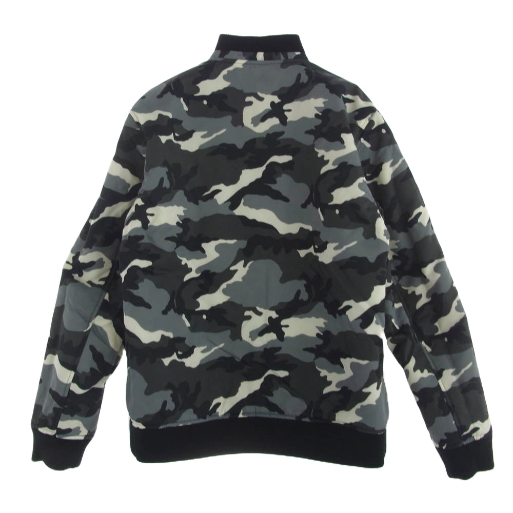 uniform experiment ユニフォームエクスペリメント UE-178011 SLEEVE STAR HOOD STADIUM BLOUSON ブルゾン ジャケット ブラック系 2【中古】