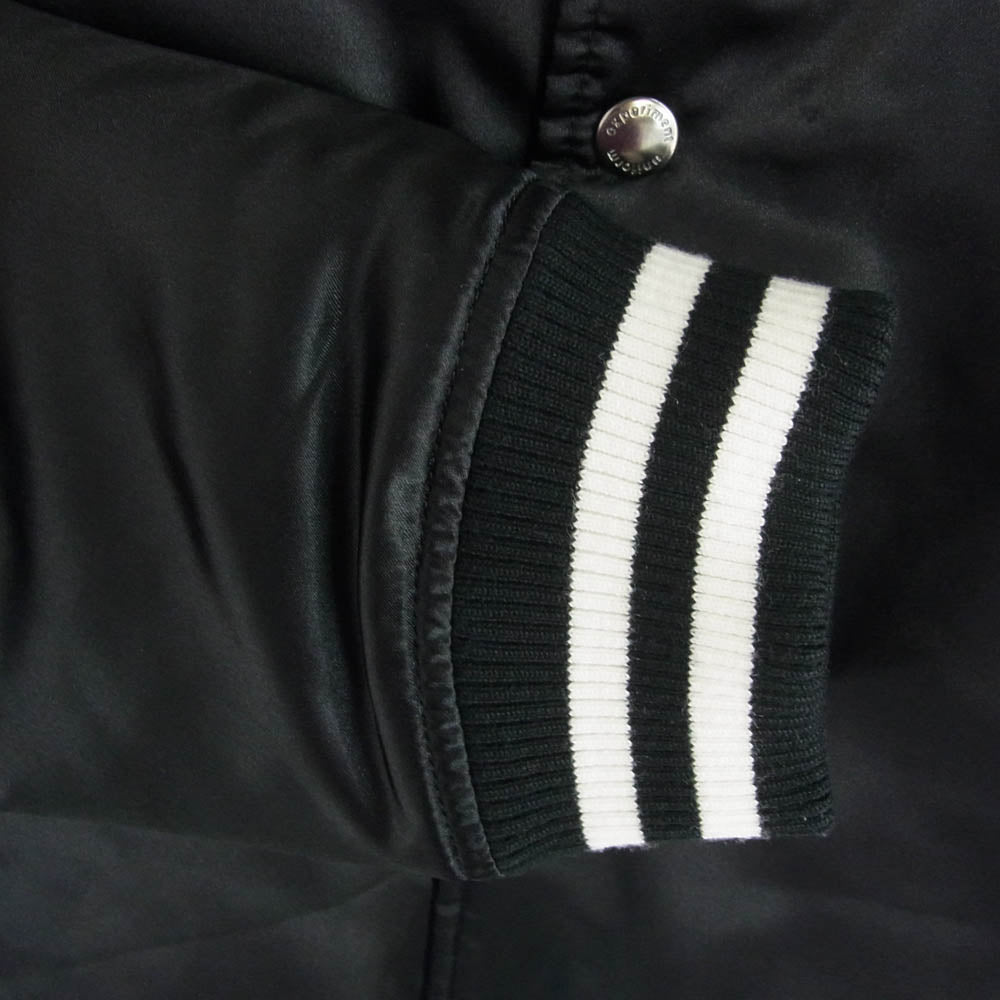 uniform experiment ユニフォームエクスペリメント UE-178011 SLEEVE STAR HOOD STADIUM BLOUSON ブルゾン ジャケット ブラック系 2【中古】