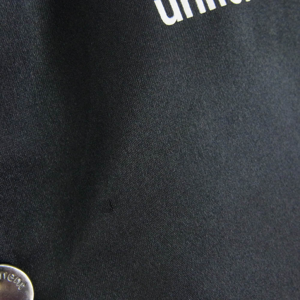 uniform experiment ユニフォームエクスペリメント UE-178011 SLEEVE STAR HOOD STADIUM BLOUSON ブルゾン ジャケット ブラック系 2【中古】