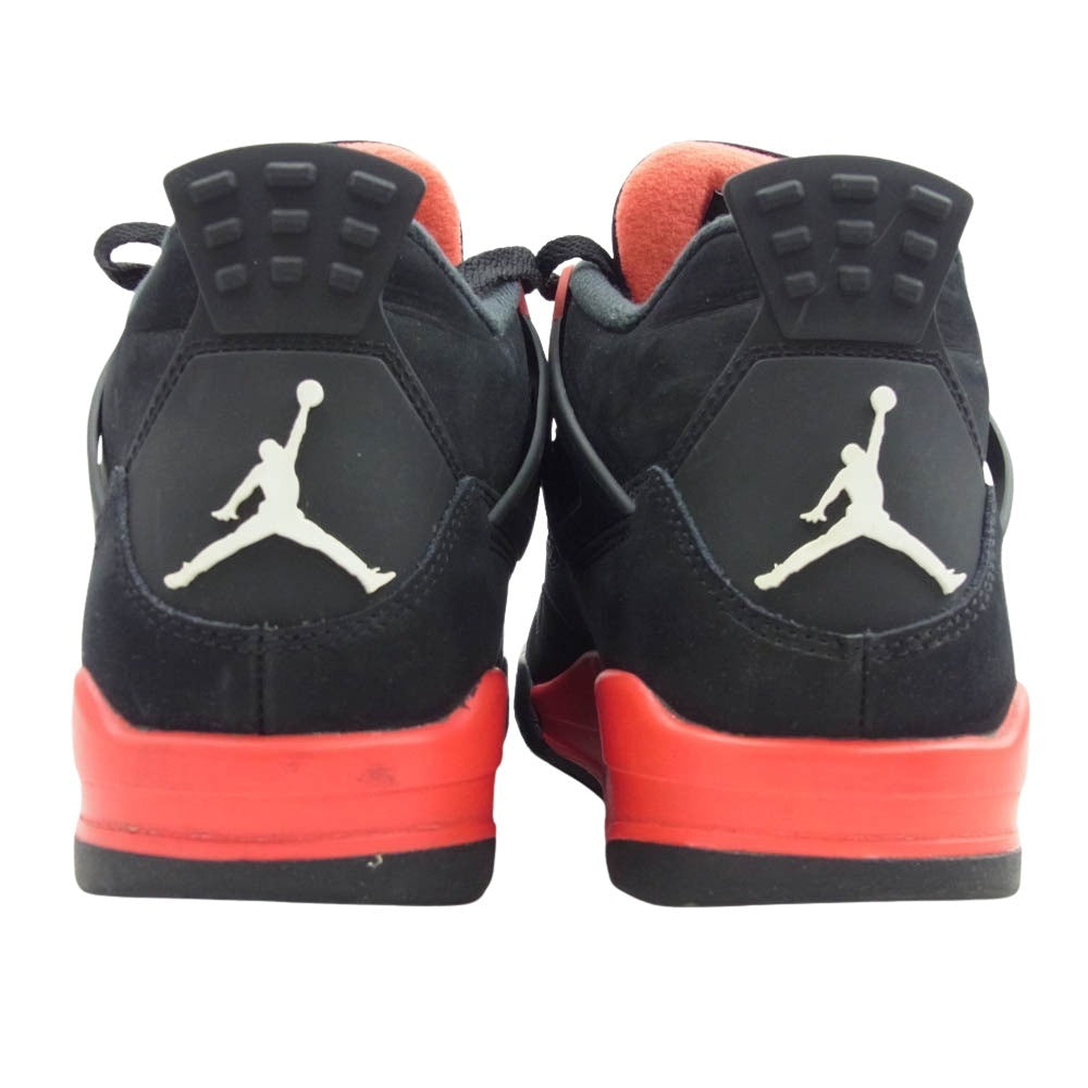 NIKE ナイキ CT8527-016 Air Jordan 4 Red Thunder Crimson エアジョーダン4  ハイカット スニーカー ブラック系 レッド系 26cm【中古】