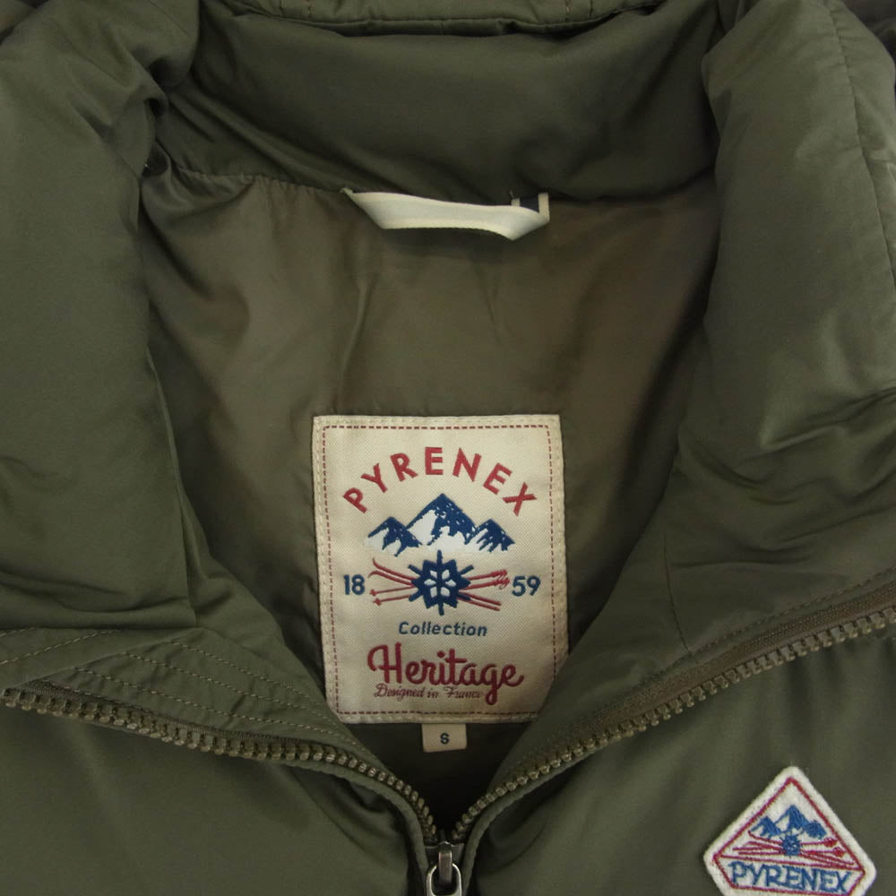 Pyrenex ピレネックス SPOUTNIC VEST SMOOTH スポートニック  スプートニック ダウン ベスト カーキ系 S【中古】
